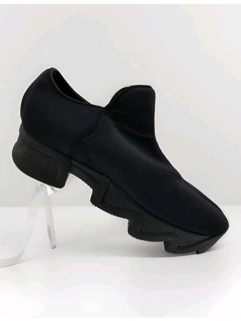 IRI NYC Wes Black Low Top Sneaker Made In Italy Women's Size 36 US 6 Neoprene